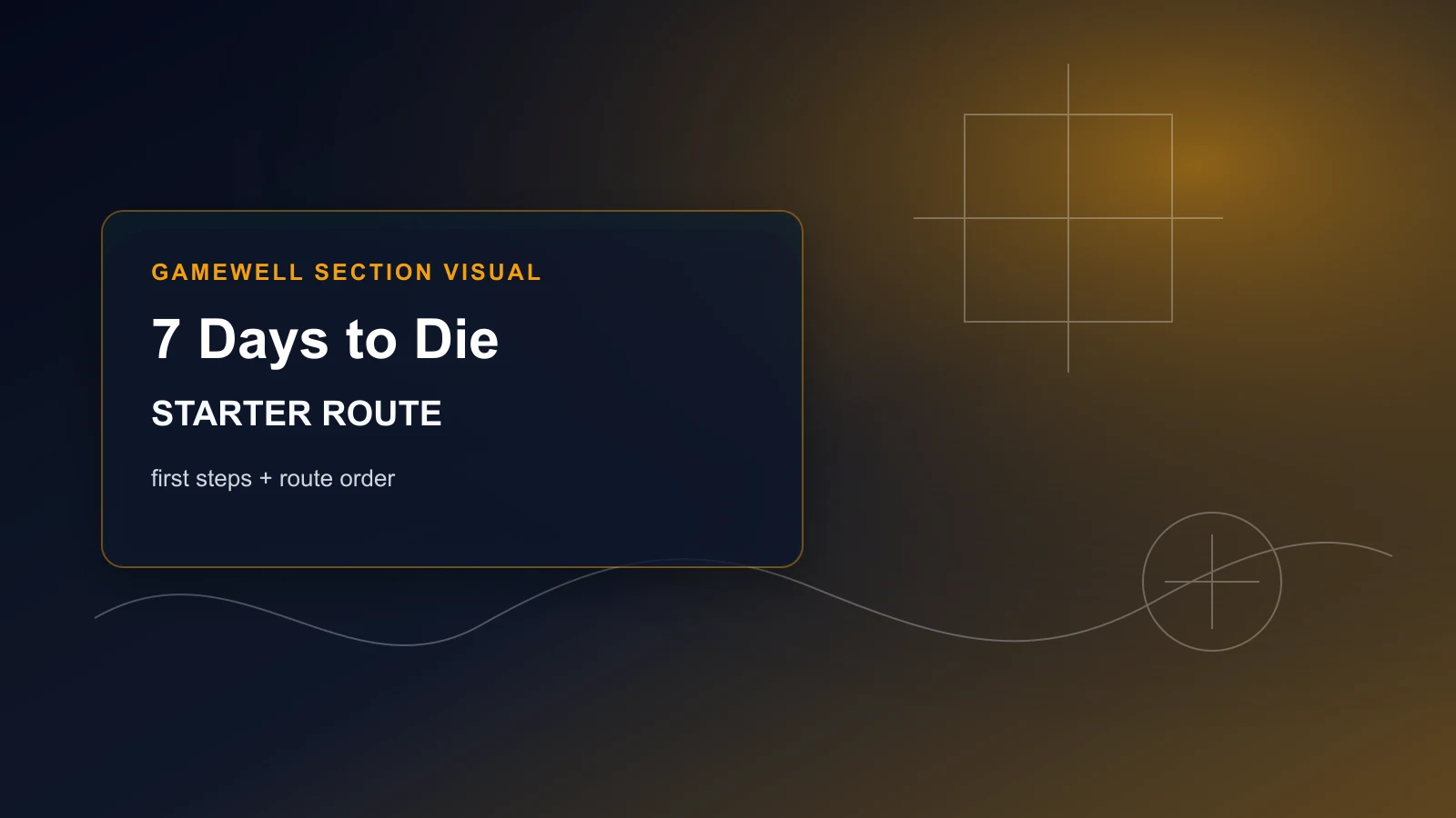 7 Days to Die Starter Route Hub